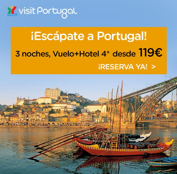 ¡Escápate a Portugal desde 119€!
