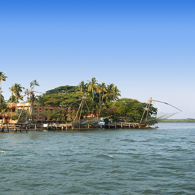 Vol Île de Mahé-Kochi (Cochin), Kerala