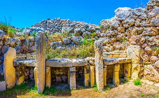 Malta stone buildings